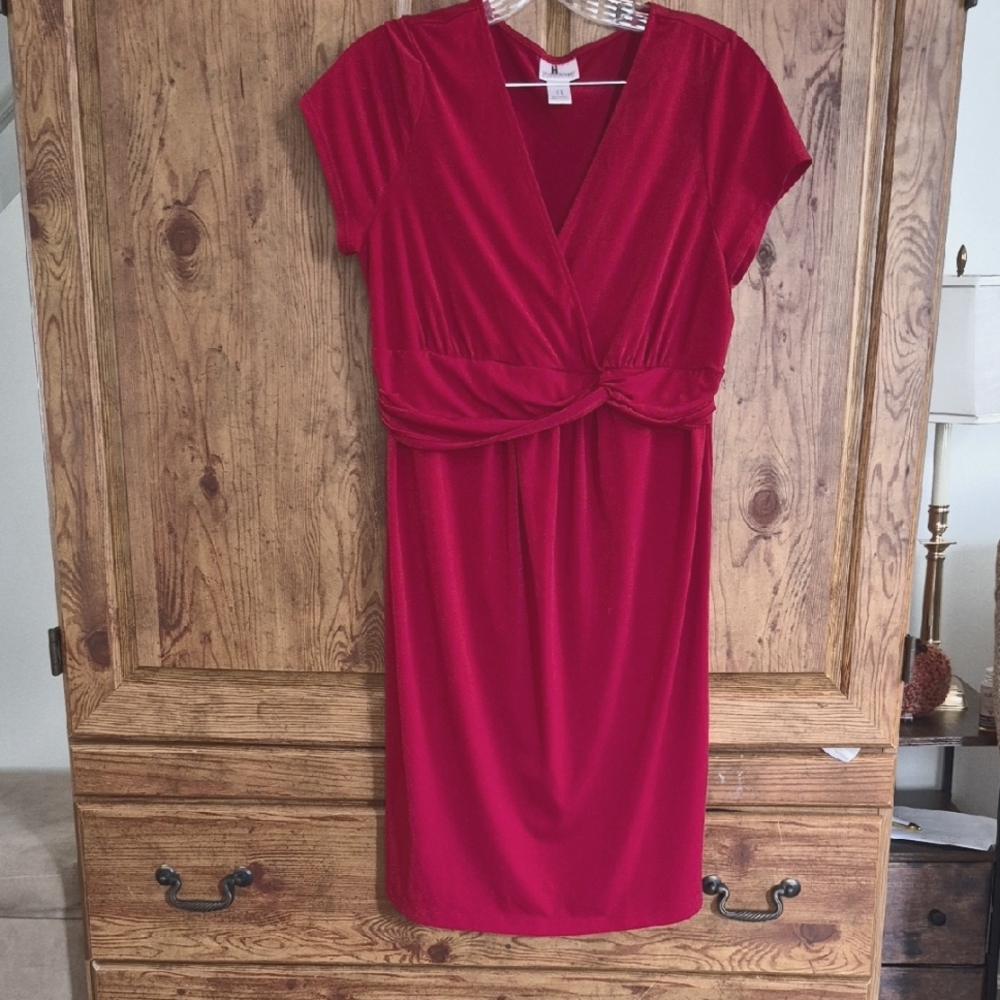 Motherhood Maternity Red Dress Medium